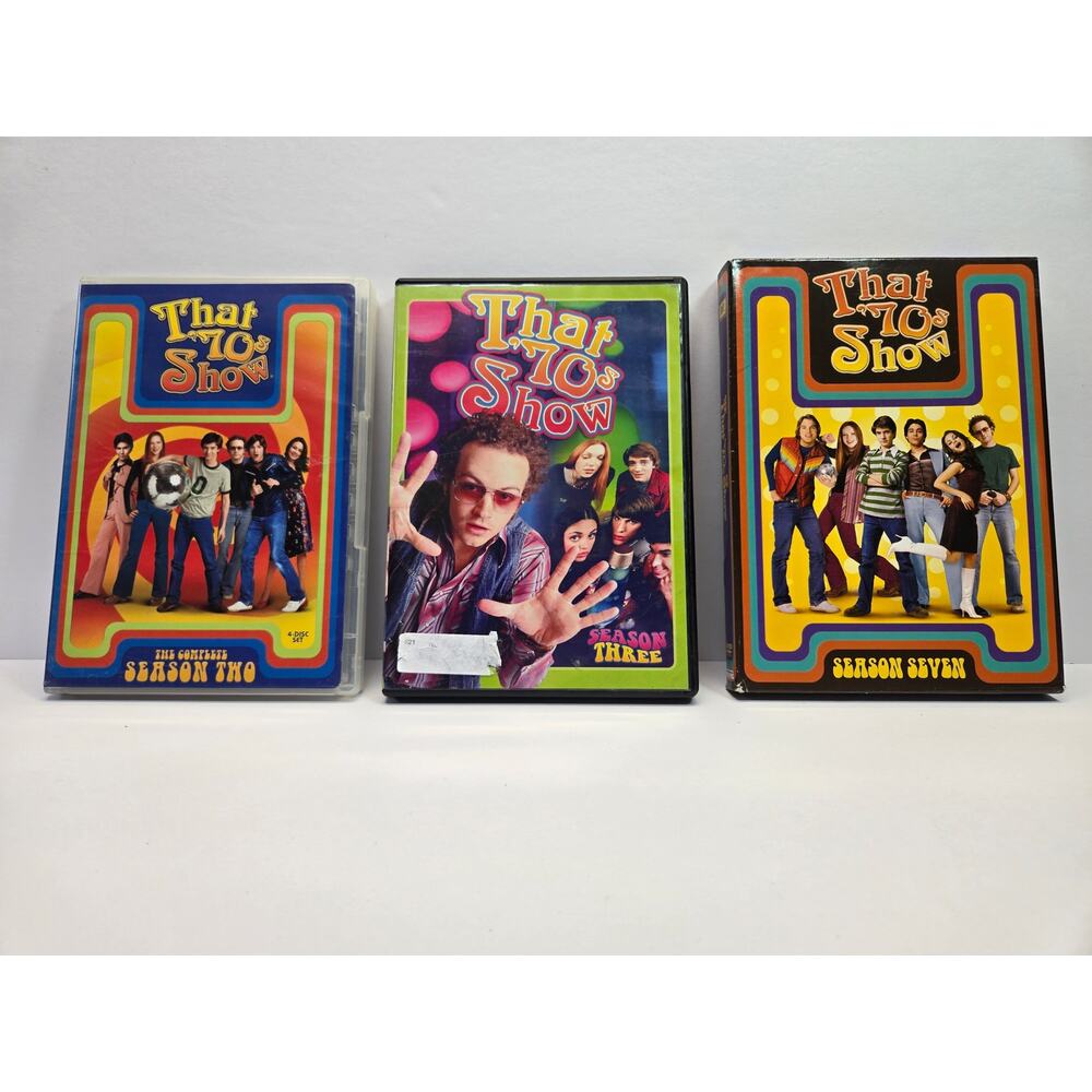 That 70's Show Complete Seasons 2, 3 & 7 | 3 Boxset DVD Bundle | Lot